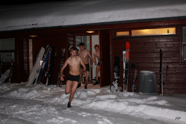 Markus, Øyvind og Petter Leon!